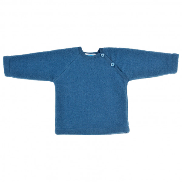 Reiff - Kid's Wollfleecepulli Stöps - Merinopullover Gr 104 blau von Reiff