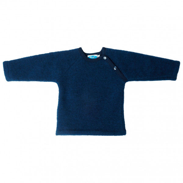 Reiff - Kid's Wollfleecepulli Stöps - Merinopullover Gr 98/104 blau von Reiff