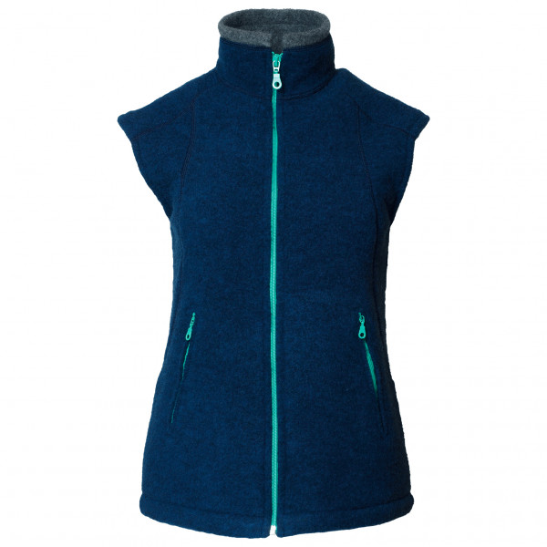 Reiff - Women's Fleeceweste Vail - Merinogilet Gr L blau von Reiff