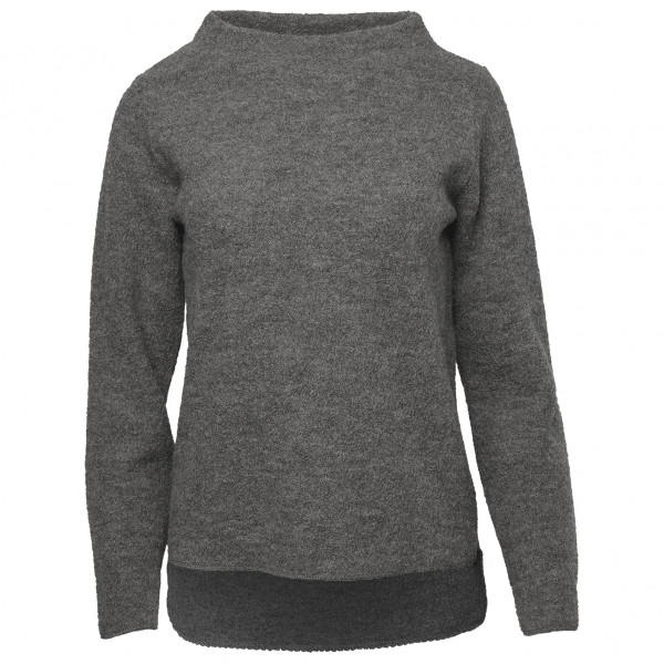 Reiff - Women's Krepp-Pulli Frieda - Wollpullover Gr M grau von Reiff