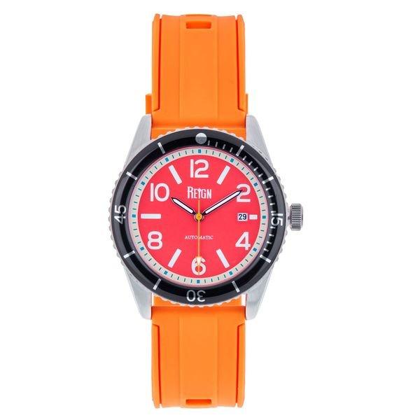 Gage Automatikuhr Mit Datum Herren Orange ONE SIZE von Reign