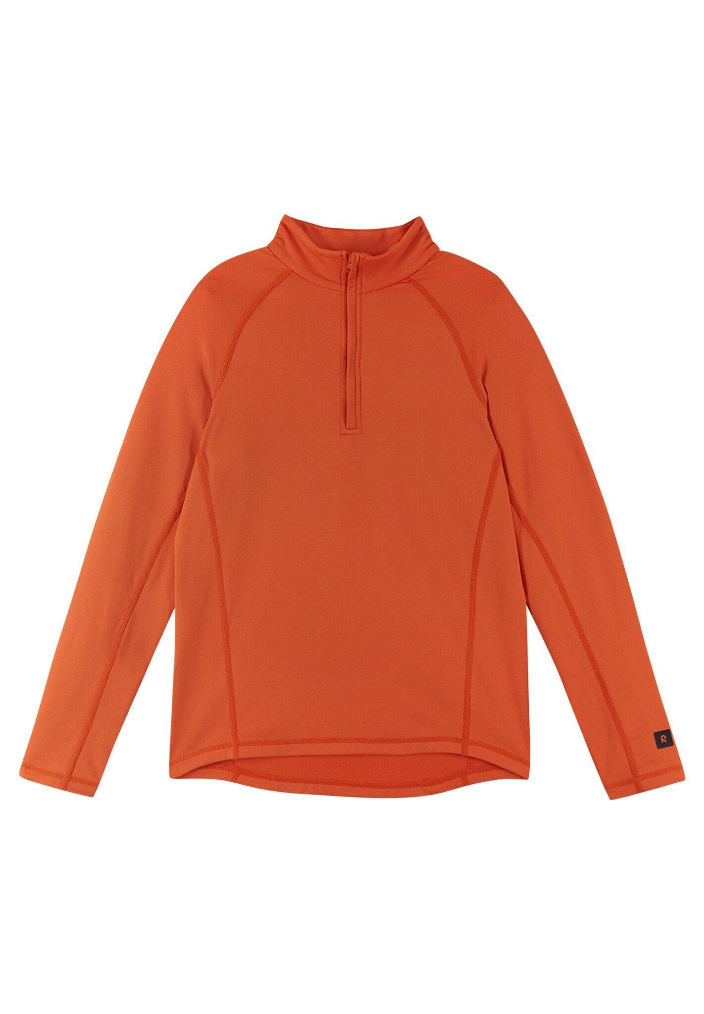 Kinder Fleeceshirt Ladulle Red Orange Jungen Orange 116 von Reima