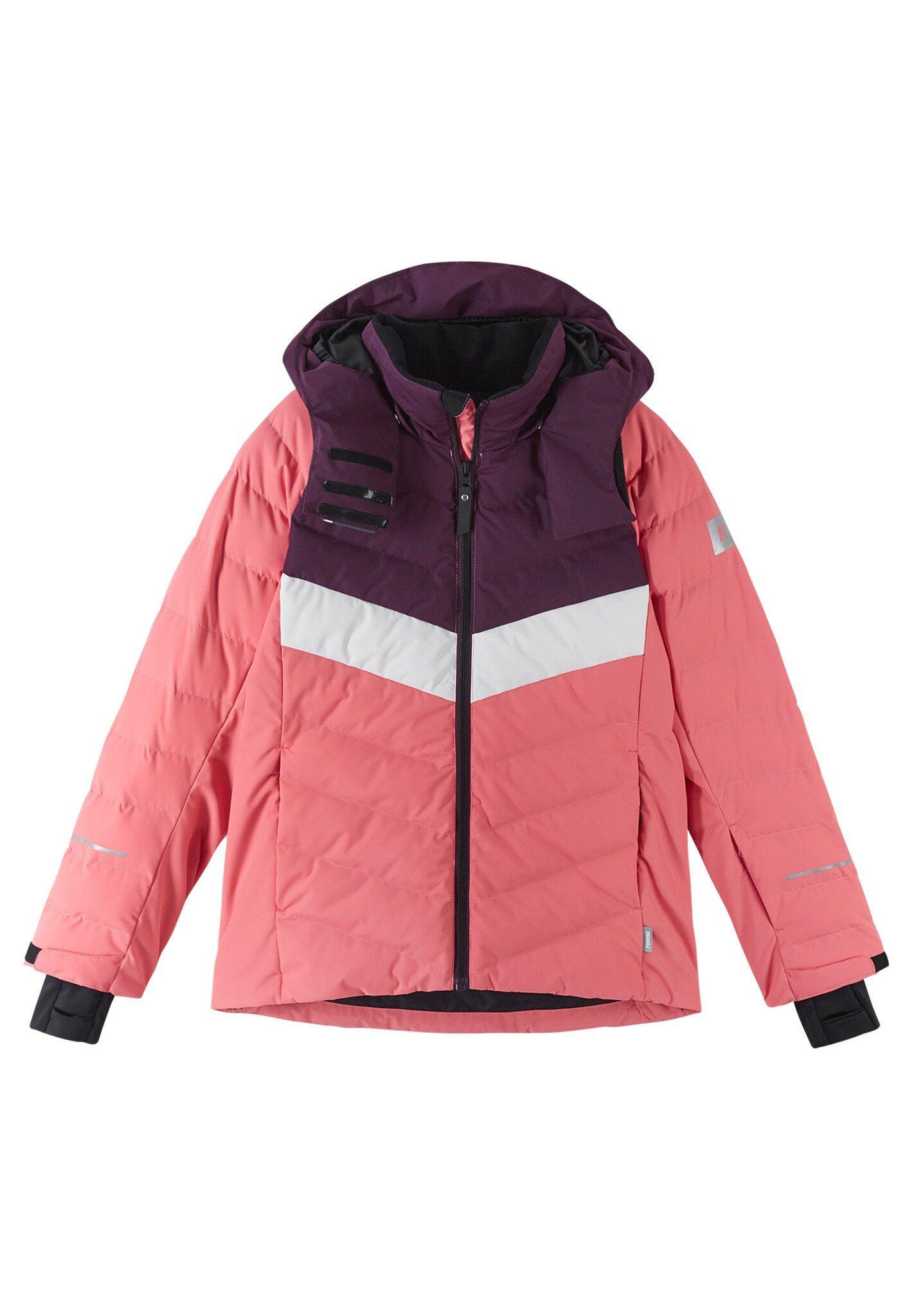 Kinder Skijacke Luppo Pink Coral Mädchen Pink 128 von Reima