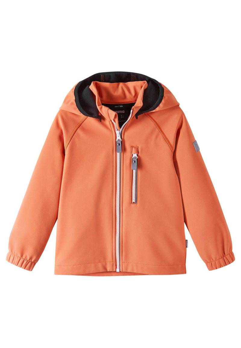 Kinder Softshell Jacke Vantti Cantaloupe Orange Mädchen Orange 128 von Reima