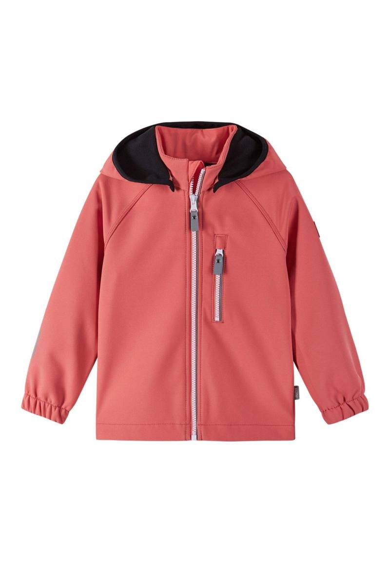 Kinder Softshell Jacke Vantti Misty Red Mädchen Rot 128 von Reima