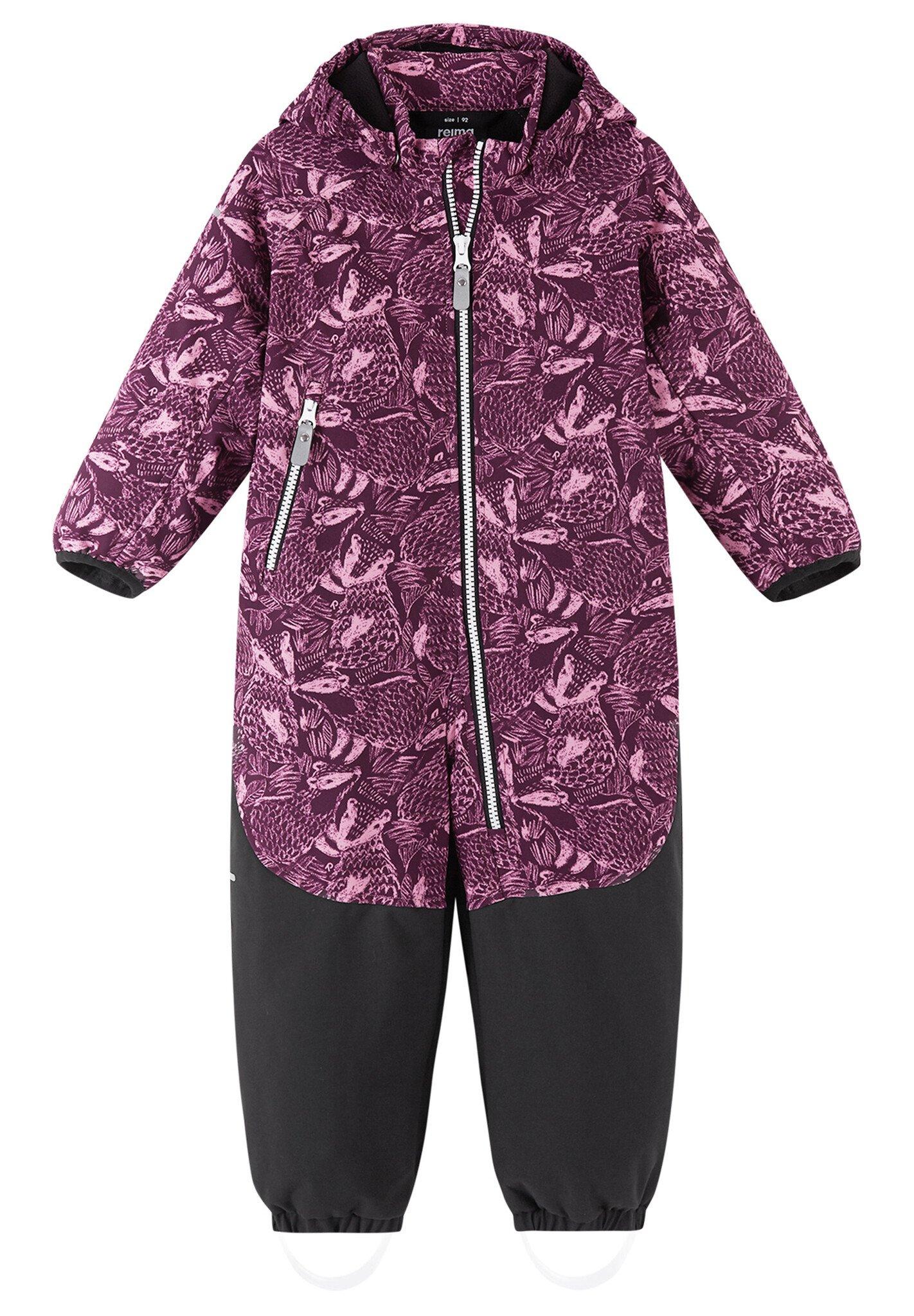 Kleinkinder Softshell Overall Mjosa Deep Purple Mädchen Violett 86 von Reima