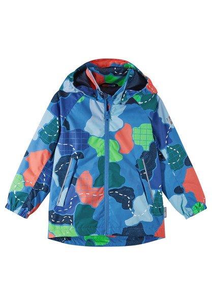 Tec Kinder Regenjacke Finbo Cool Blue Mädchen Multicolor 92 von Reima