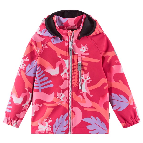 Reima - Kid's Vantti AOP - Softshelljacke Gr 128 rosa von Reima