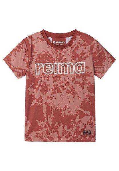 Kinder T-shirt Vauhdikas Soft Castanea Jungen Rot 122 von Reima