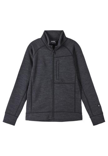 Reima Mahti Pullover - black melange (Grösse: 164 cm) von Reima