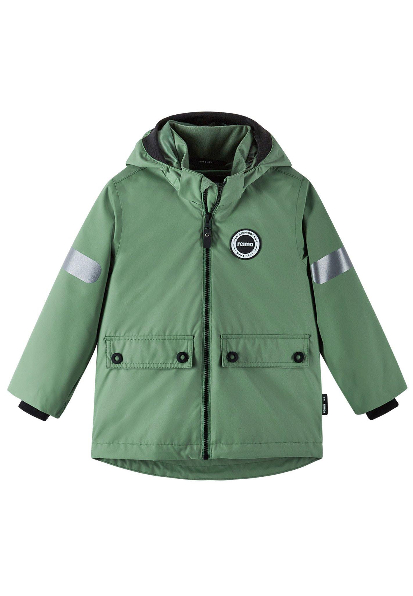 Tec 3in1 Übergangsjacke Sydvest Green Clay Jungen Grün 134 von Reima