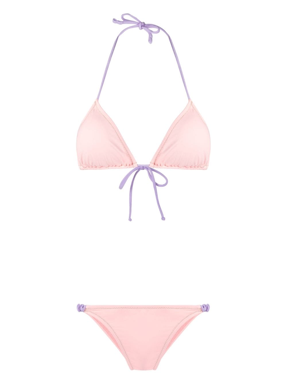 Reina Olga The Scrunchie halterneck bikini - Pink von Reina Olga