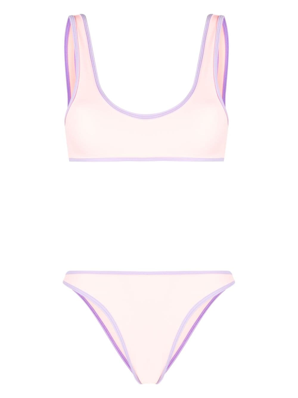 Reina Olga contrasting-border bikini - Pink von Reina Olga