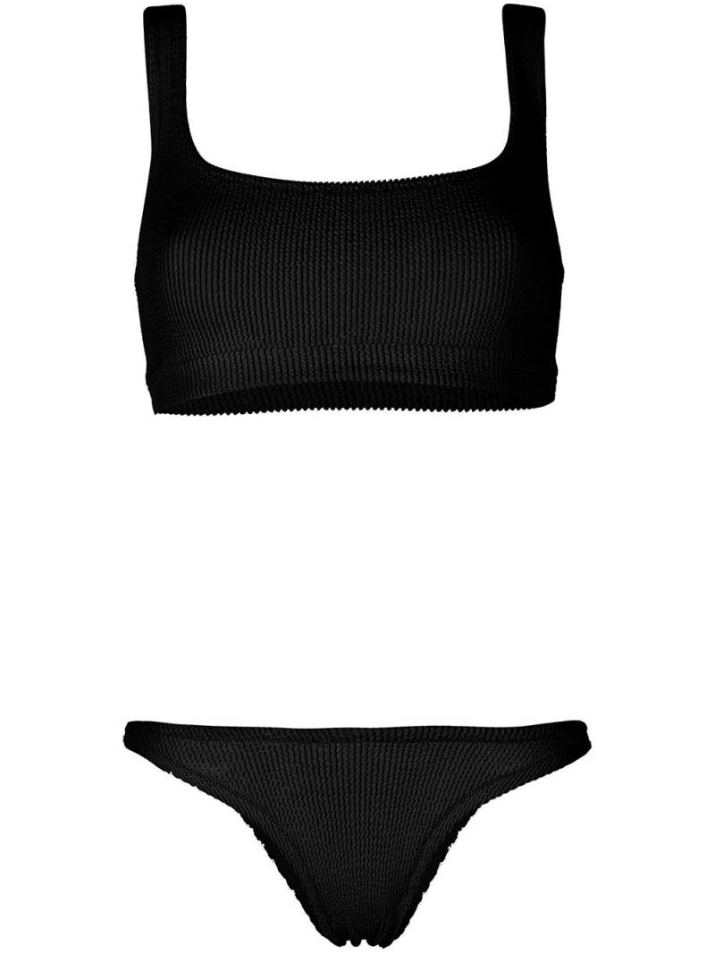 Reina Olga seersucker bikini set - Black von Reina Olga