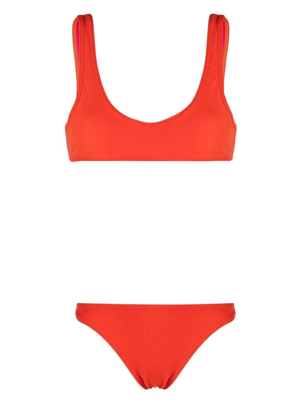 Reina Olga terry-cloth effect bikini - Orange von Reina Olga