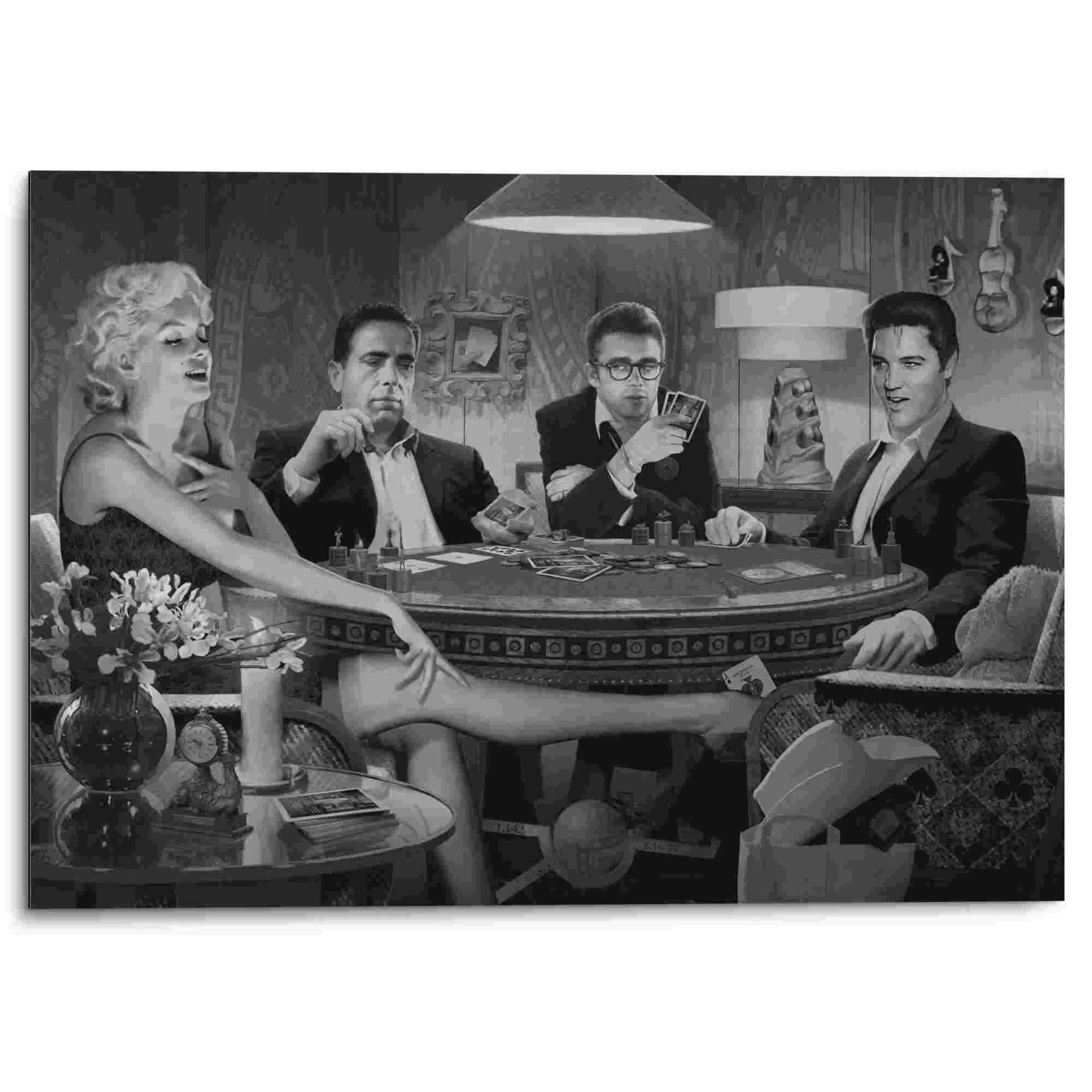Reinders! Alu-Dibond-Druck »Monroe, Bogart, Dean, Elvis« Reinders! Alu-Dibond-Druck »Monroe, Bogart, Dean, Elvis« von Reinders!