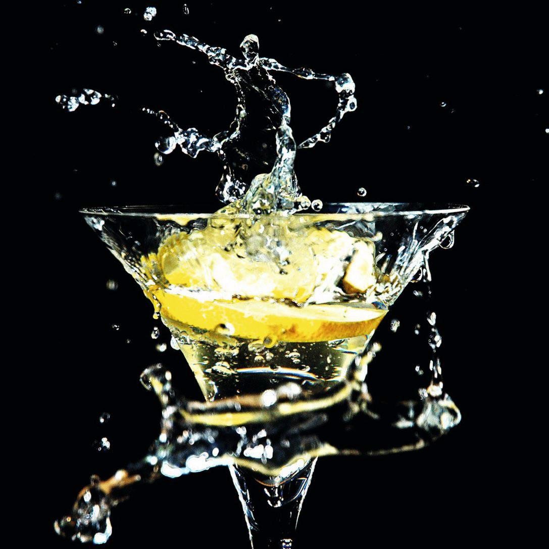 Reinders! Glasbild »Cocktail Splash Zitrone« von Reinders!