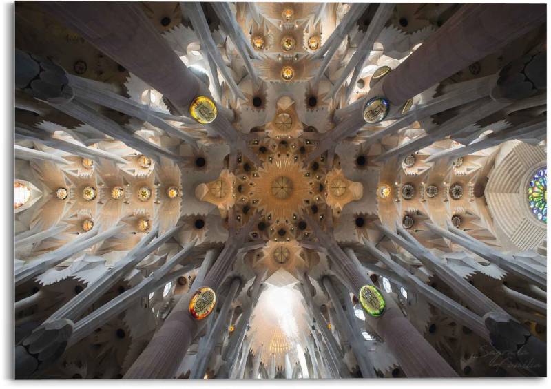 Reinders! Glasbild »Glasbild Sagrada Familia Sara Franqui - Fotografie - Kunst«, Kirche, (1 St.) von Reinders!