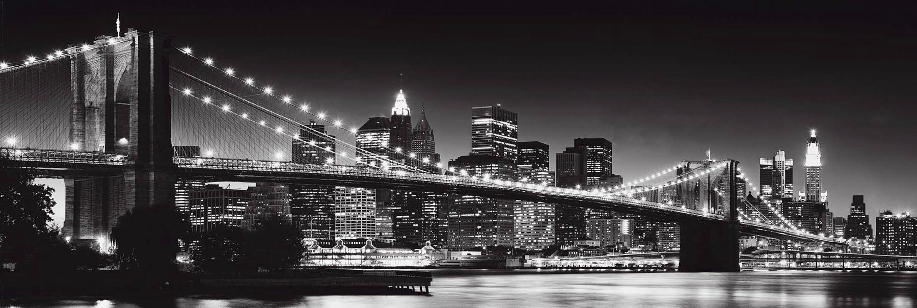 Reinders! Holzbild »Deco Panel 52x156 New York - brooklyn bridge« Reinders! Holzbild »Deco Panel 52x156 New York - brooklyn bridge« von Reinders!