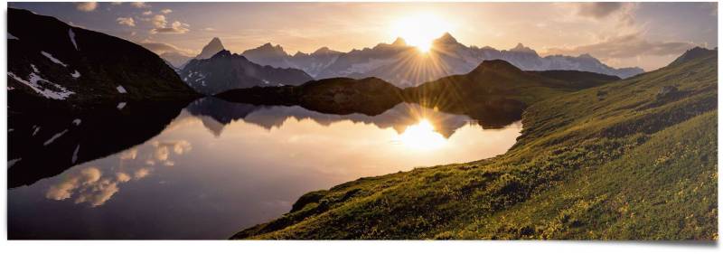 Reinders! Poster »Bergsee Sonnenuntergang«, (1 St.) von Reinders!