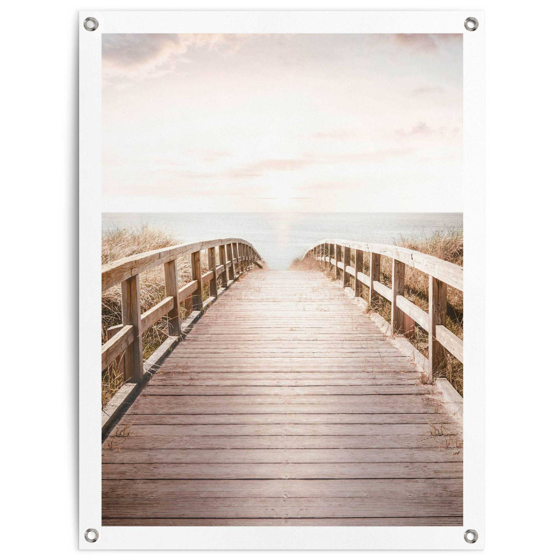 Reinders! Poster »Brücke zum Strand«, Outdoor für Garten oder Balkon Reinders! Poster »Brücke zum Strand«, Outdoor für Garten oder Balkon von Reinders!