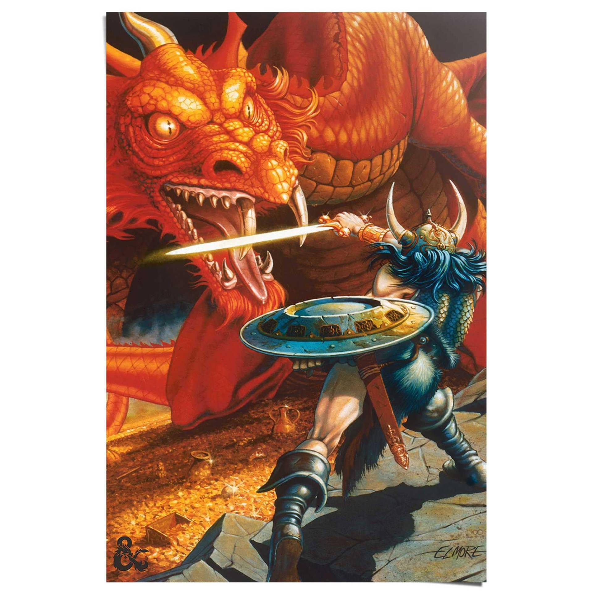 Reinders! Poster »Dungeons & Dragons - classic red dragon battle« Reinders! Poster »Dungeons & Dragons - classic red dragon battle« von Reinders!
