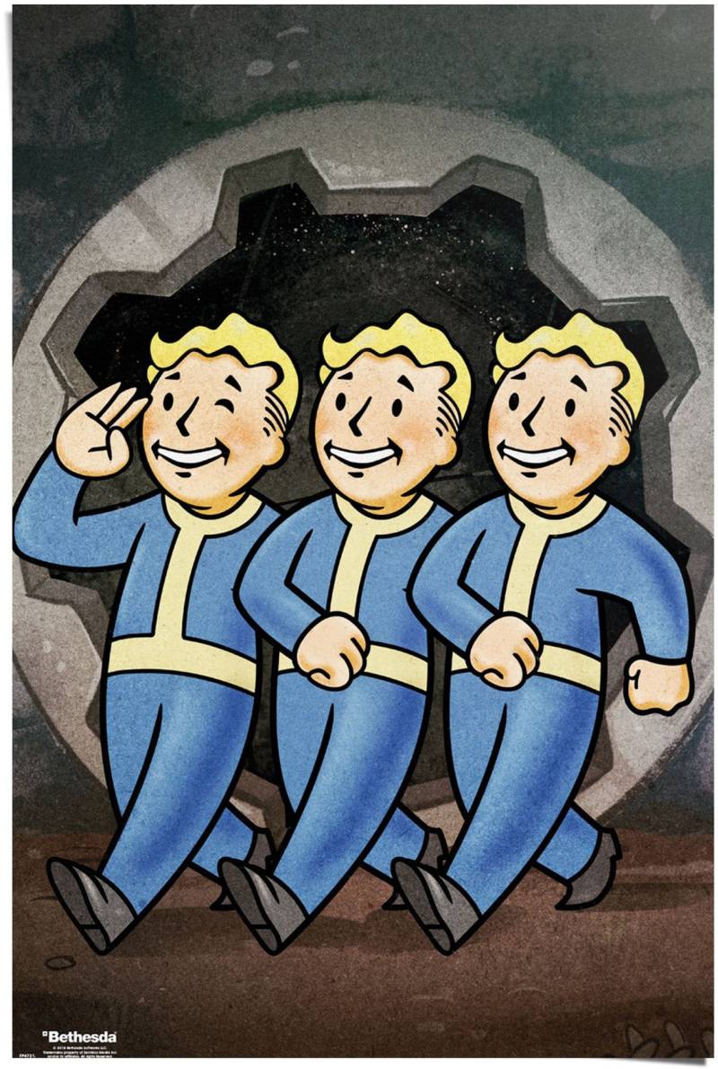 Reinders! Poster »Fallout 76 Vault boys«, (1 St.) von Reinders!