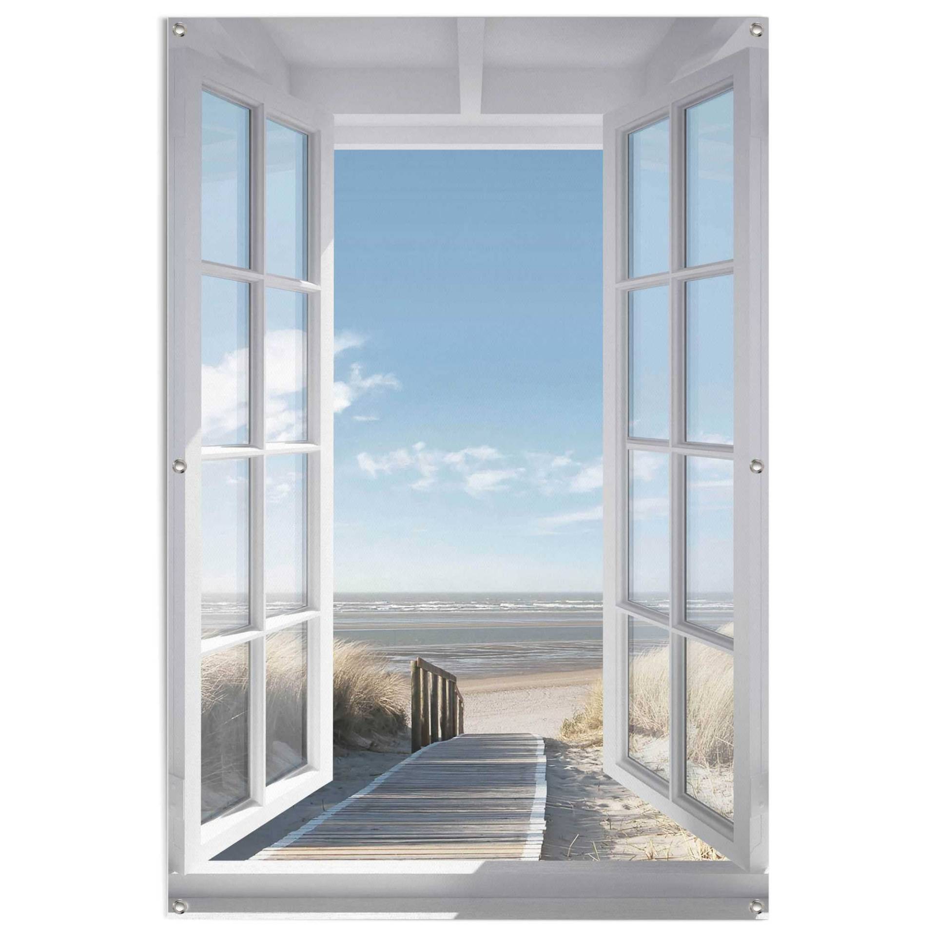 Reinders! Poster »Fenster zur Nordsee«, Outdoor für Garten oder Balkon Reinders! Poster »Fenster zur Nordsee«, Outdoor für Garten oder Balkon von Reinders!