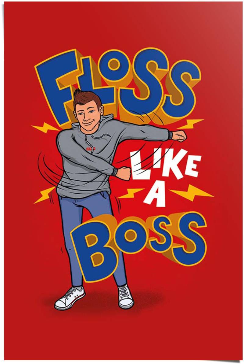 Reinders! Poster »Floss like a Boss«, (1 St.) von Reinders!