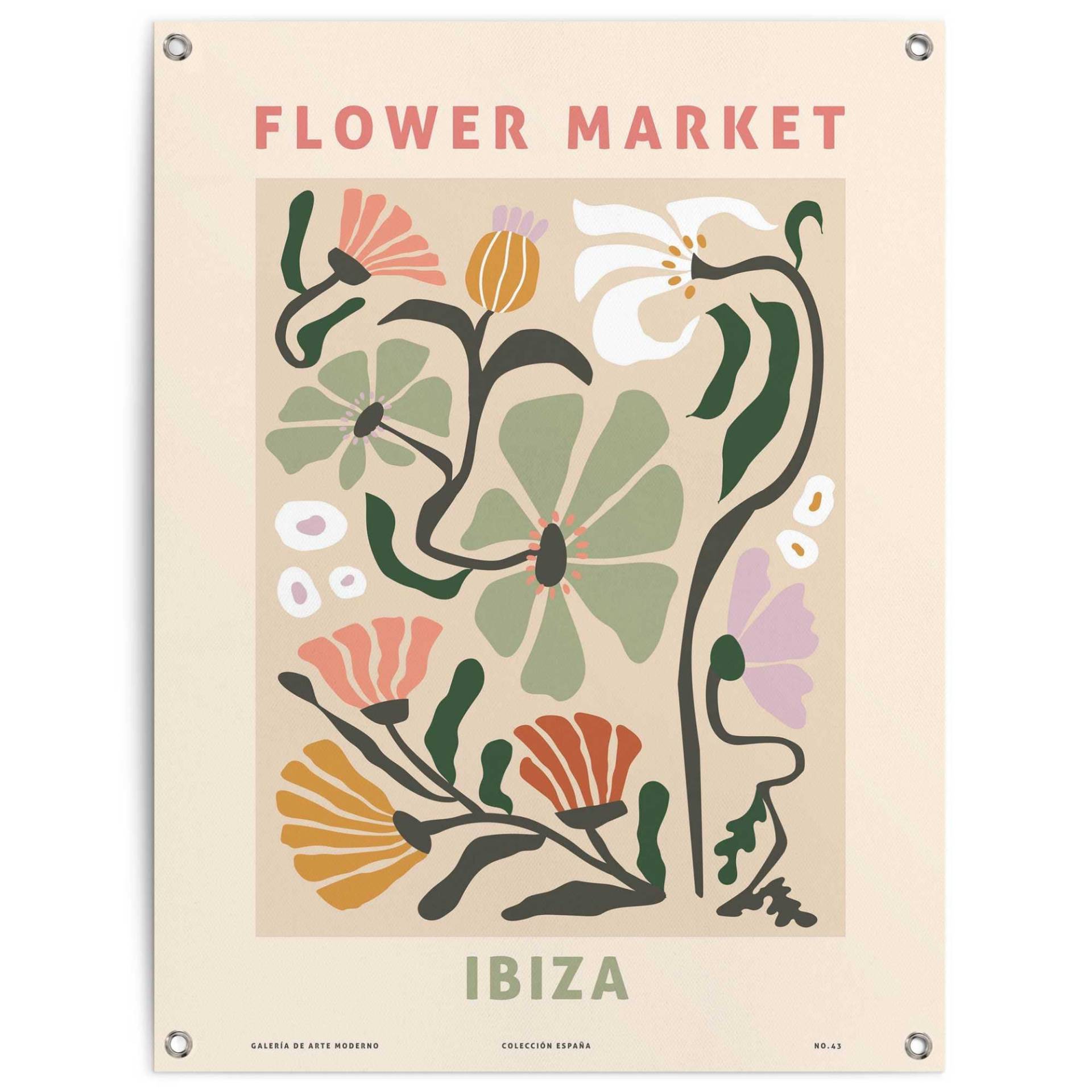 Reinders! Poster »Flower Market«, Outdoor für Garten oder Balkon von Reinders!