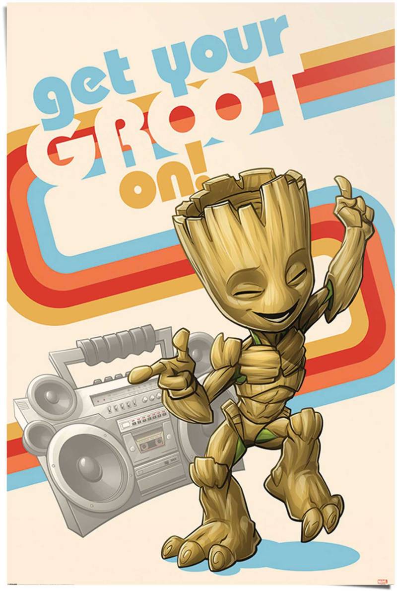 Reinders! Poster »Get your Groot on Guardians of the Galaxy - Baby Groot - Ich bin Groot«, (1 St.) von Reinders!