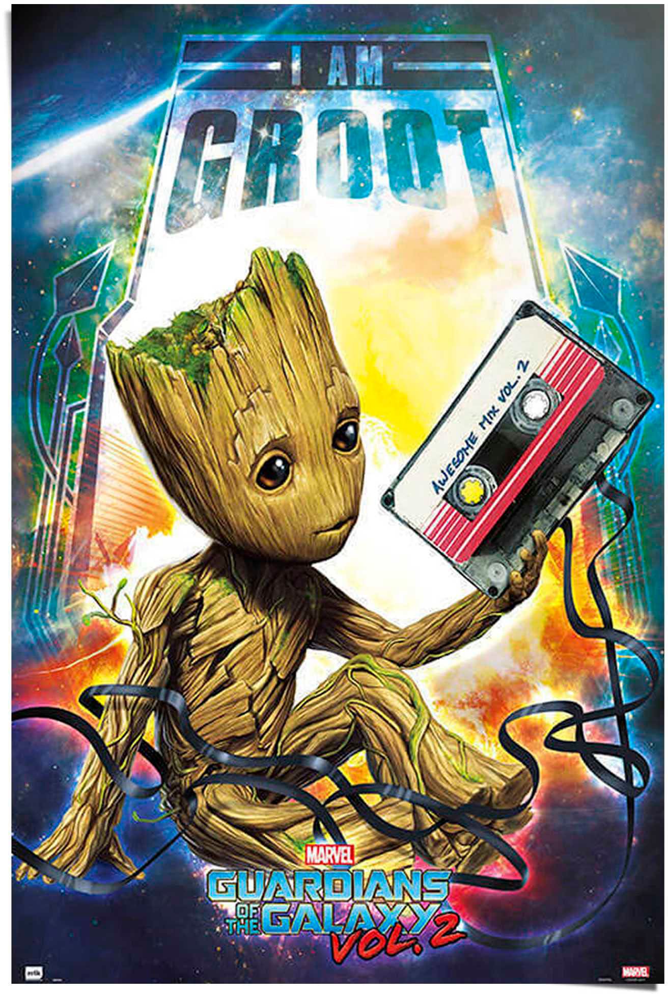 Reinders! Poster »Guardians Of The Galaxy - Vol 2« von Reinders!