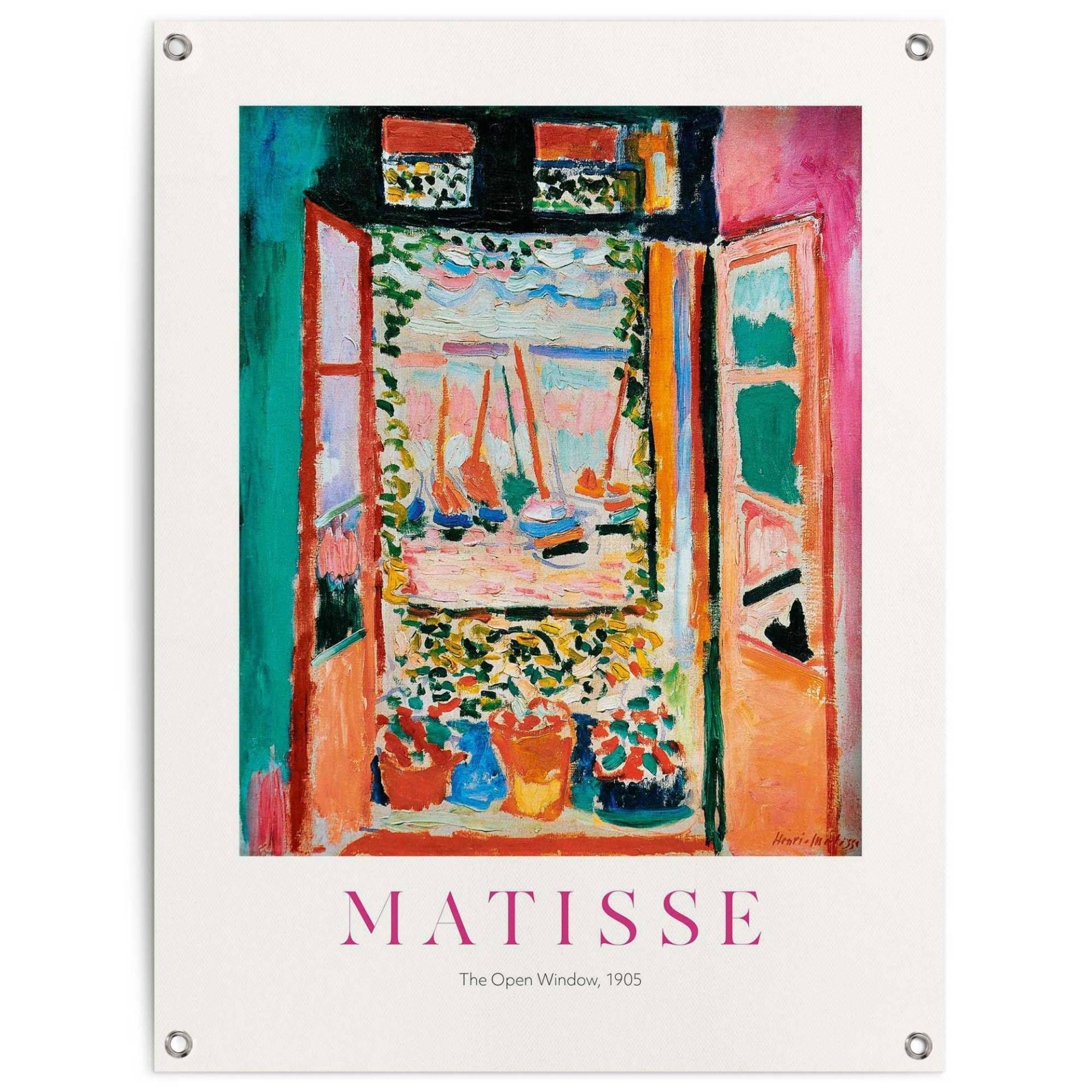 Reinders! Poster »Henri Matisse Window«, Outdoor für Garten oder Balkon Reinders! Poster »Henri Matisse Window«, Outdoor für Garten oder Balkon von Reinders!