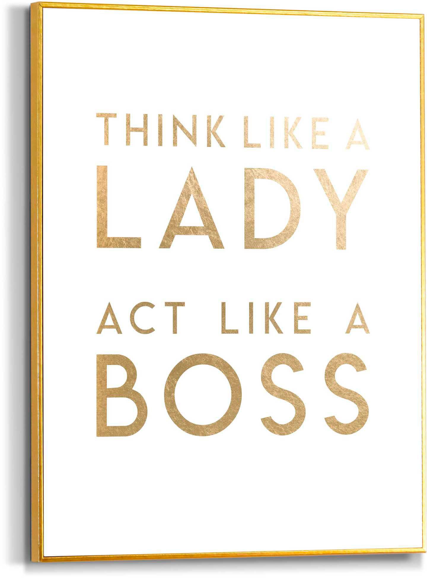 Reinders! Poster »Lady Boss« von Reinders!