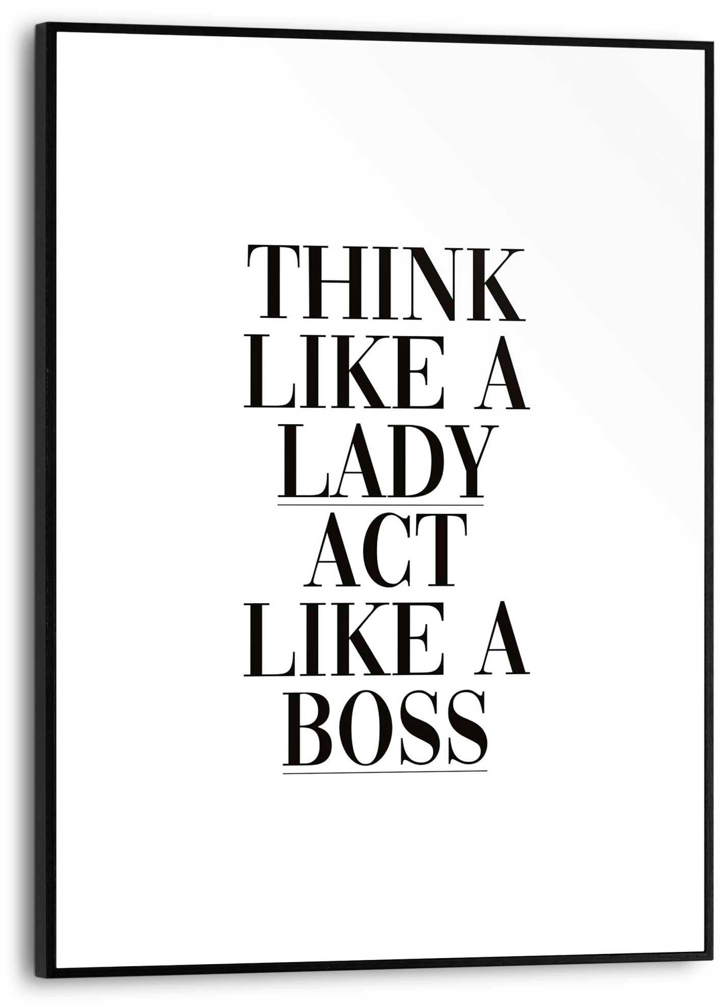 Reinders! Poster »Lady Boss« von Reinders!