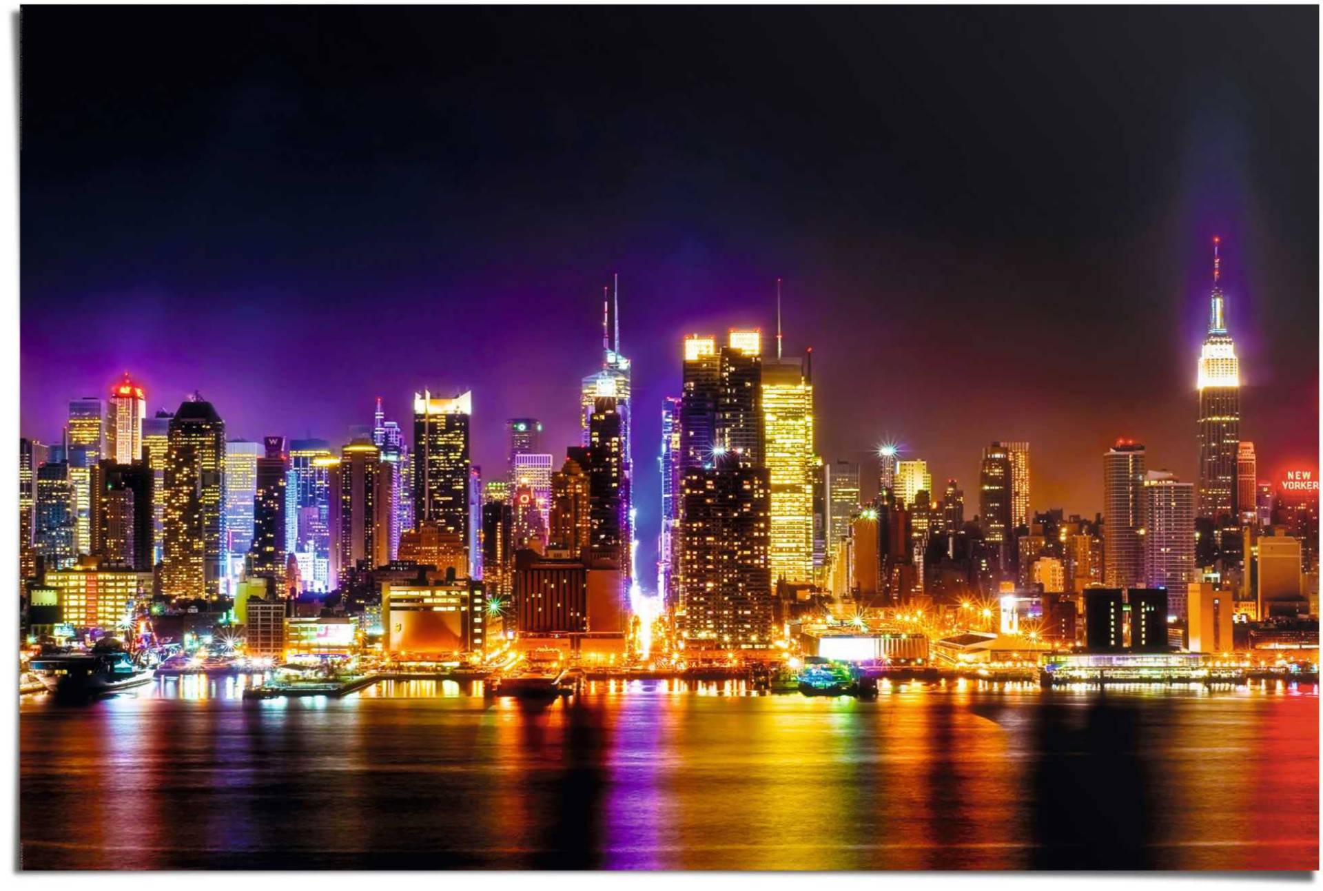 Reinders! Poster »Manhattan Skyline Reflektionen«, (1 St.) von Reinders!