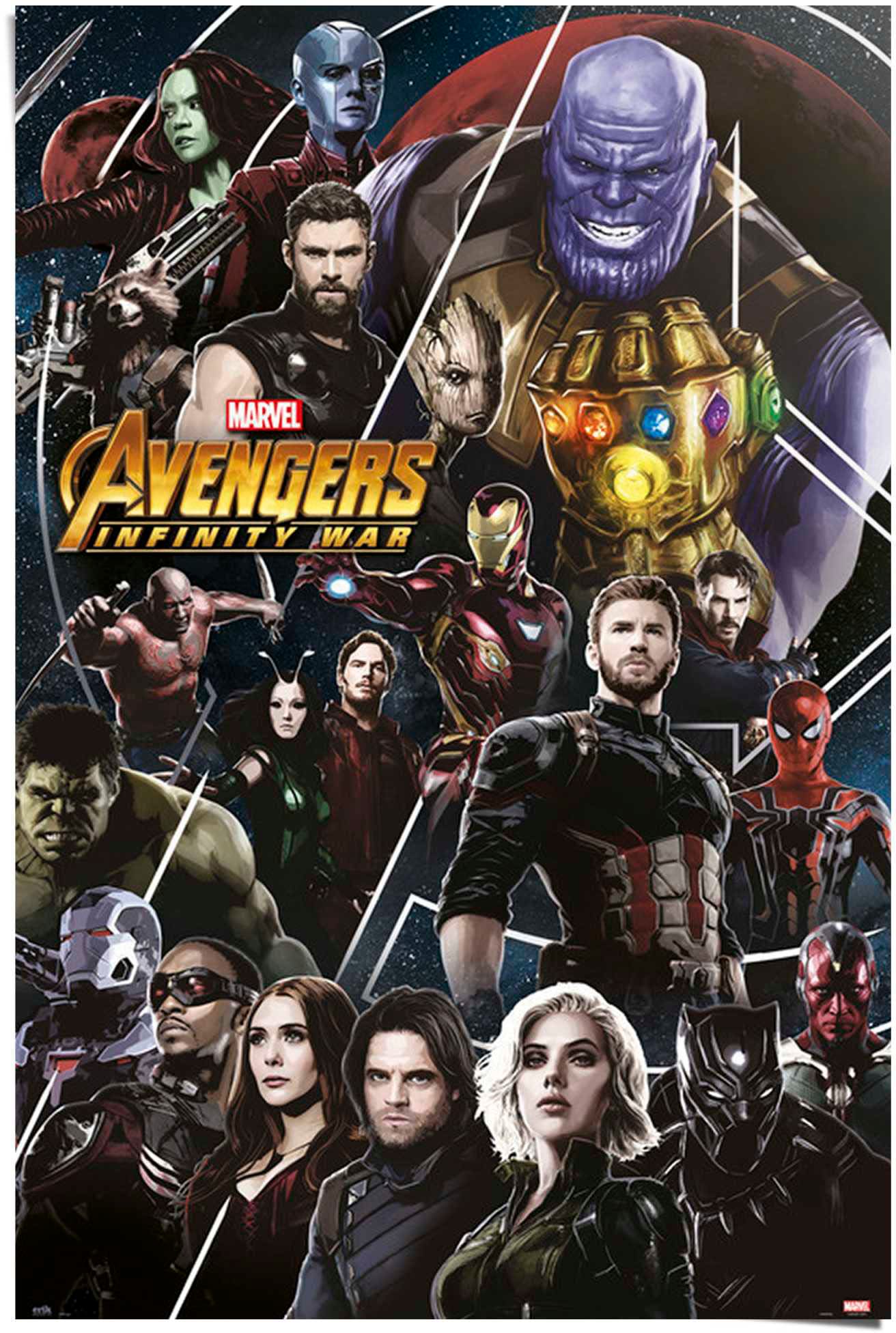 Reinders! Poster »Marvel Avengers - Infinity War« Reinders! Poster »Marvel Avengers - Infinity War« von Reinders!