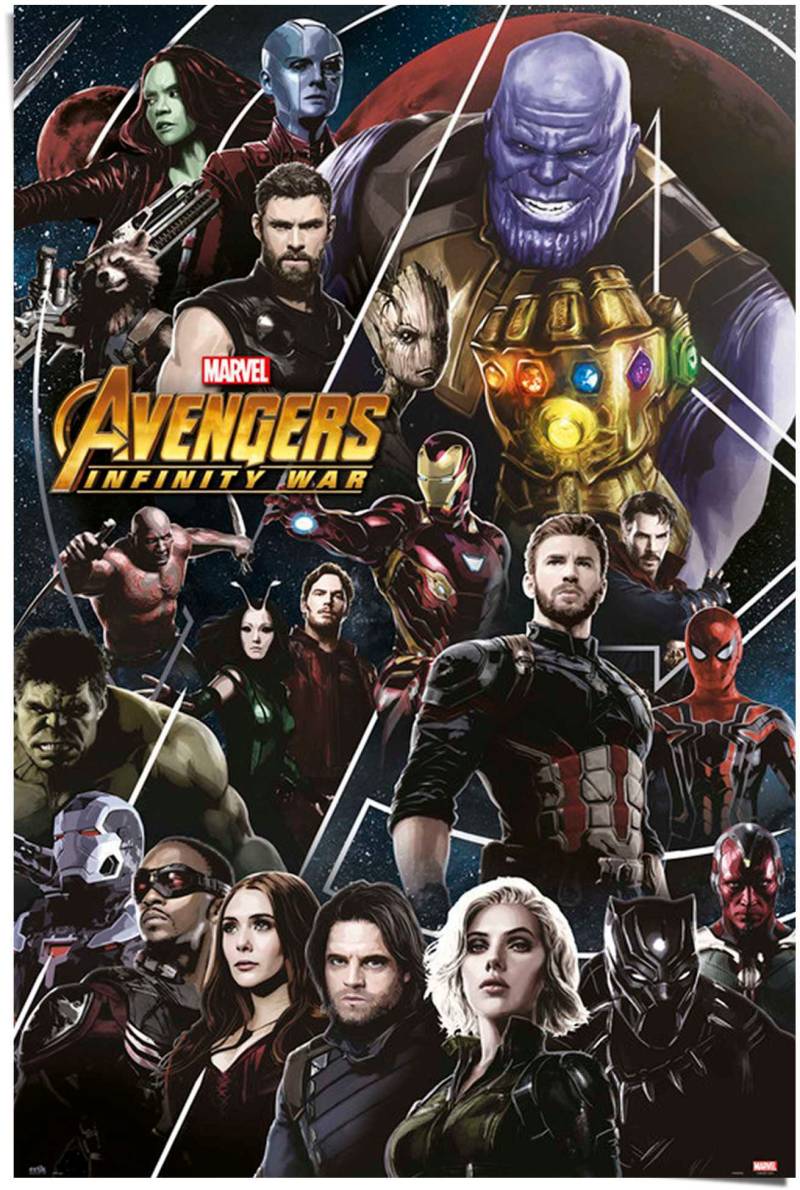 Reinders! Poster »Marvel Avengers - Infinity War« von Reinders!