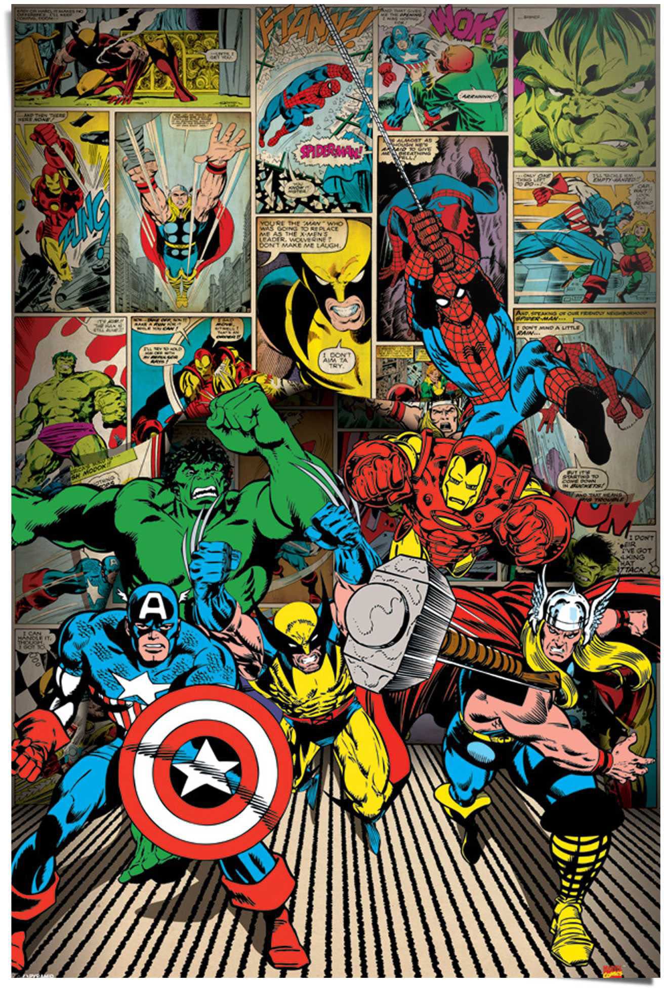 Reinders! Poster »Marvel Helden«, (1 St.) von Reinders!