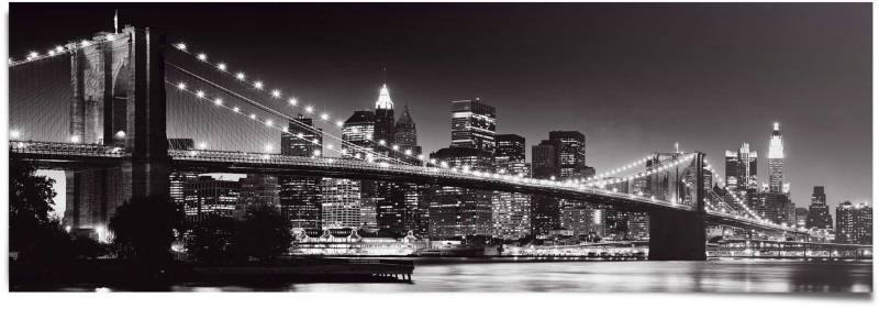 Reinders! Poster »New York Brooklyn Bridge«, (1 St.) von Reinders!