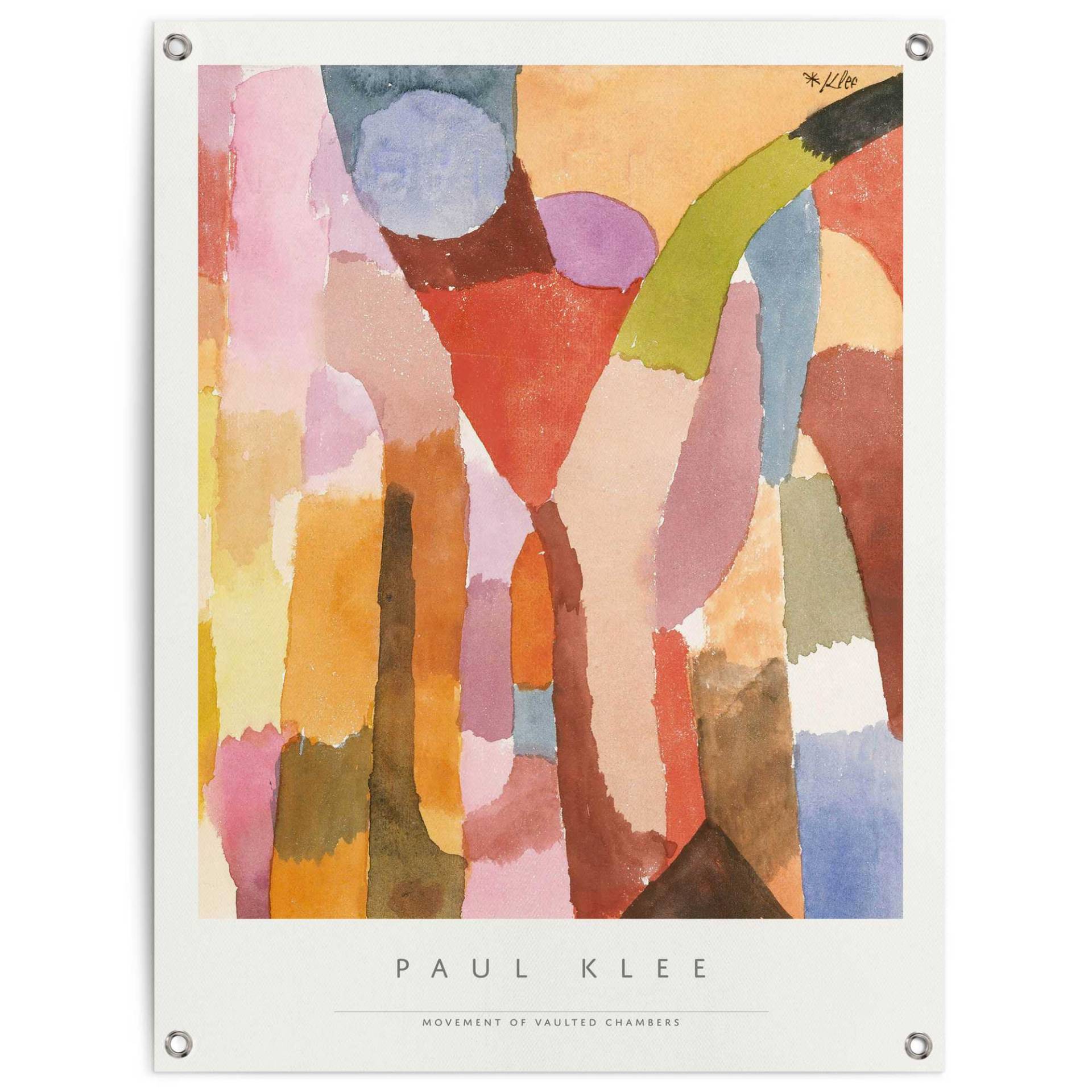 Reinders! Poster »Paul Klee I«, Outdoor für Garten oder Balkon von Reinders!