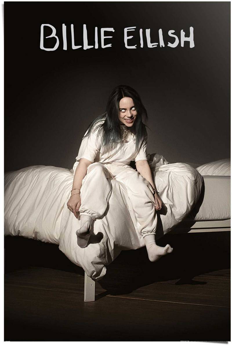 Reinders! Poster »Poster Billie Eilish When We All Fall Asleep, Where Do We Go?«, Menschen, (1 St.) von Reinders!