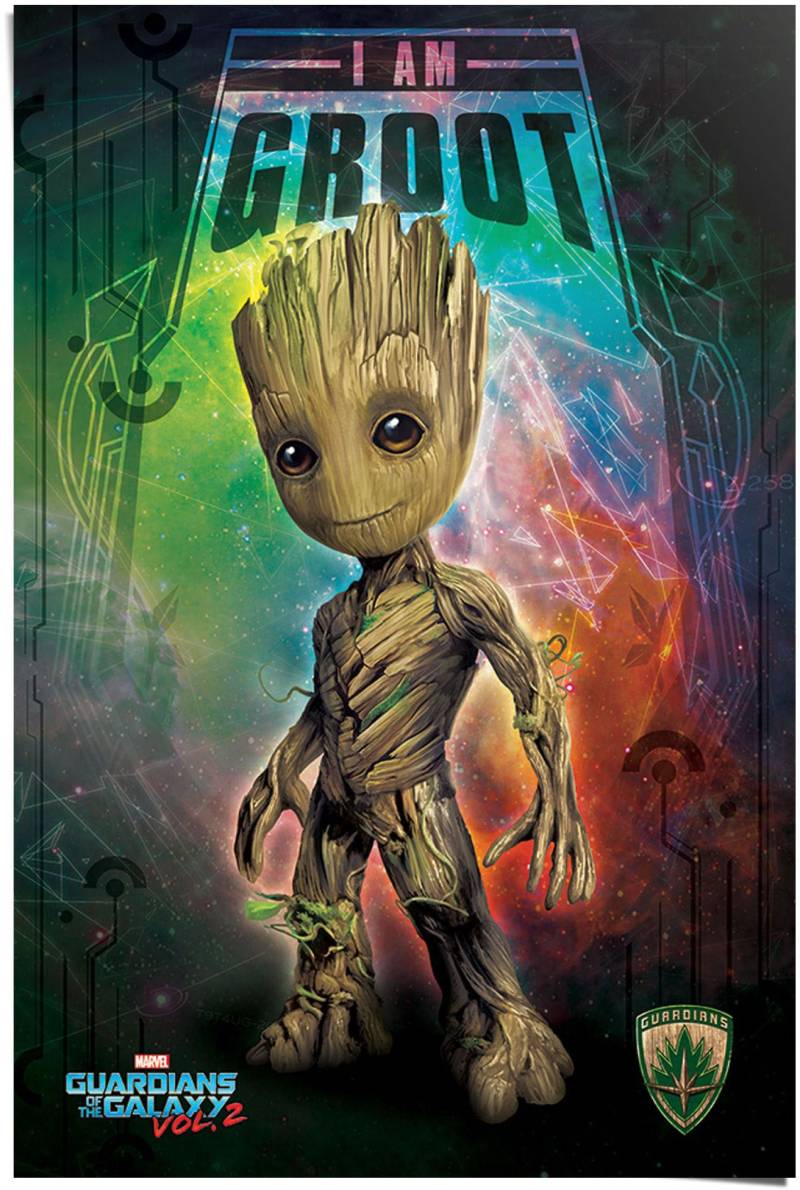 Reinders! Poster »Poster Guardians Of The Galaxy Vol.2 Ich bin Groot«, Film, (1 St.) von Reinders!