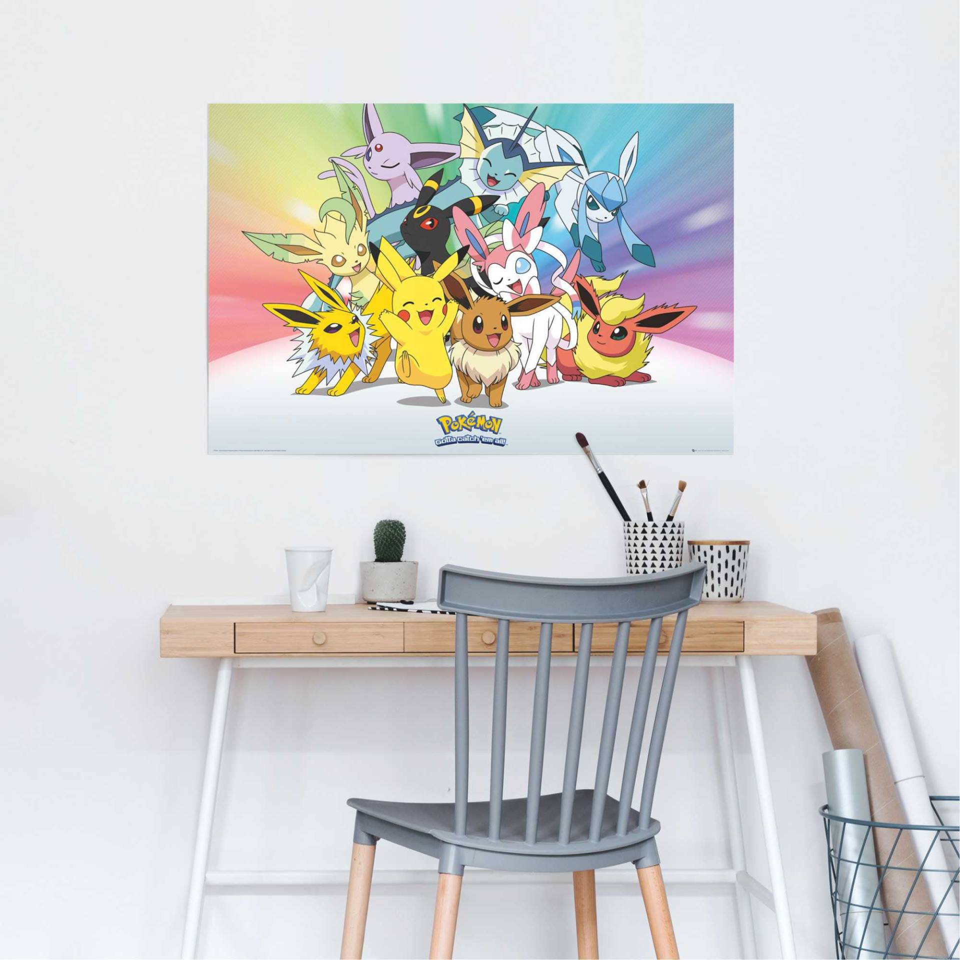 Reinders! Poster »Poster Pokemon«, Comic, (1 St.) von Reinders!