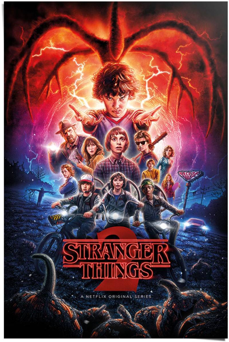 Reinders! Poster »Poster Stranger Things Netflix«, Serien, (1 St.) von Reinders!