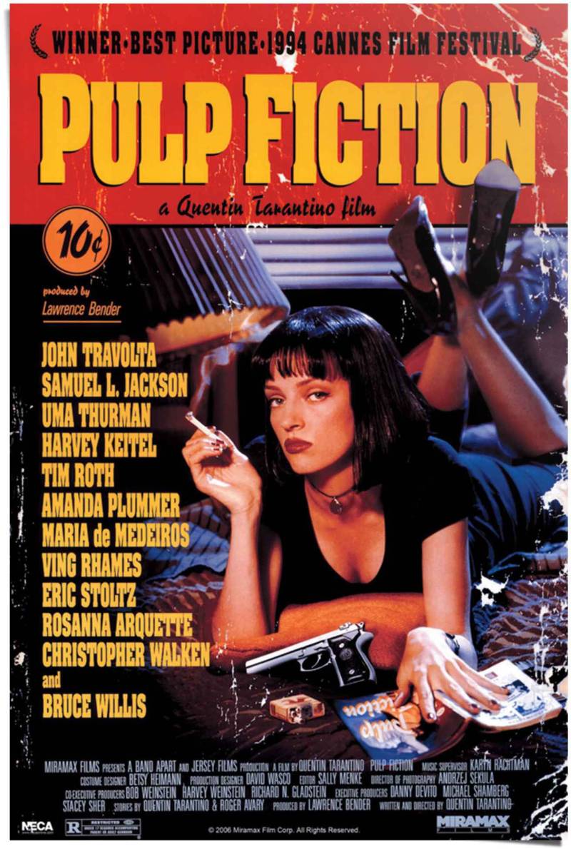 Reinders! Poster »Pulp Fiction«, (1 St.) von Reinders!