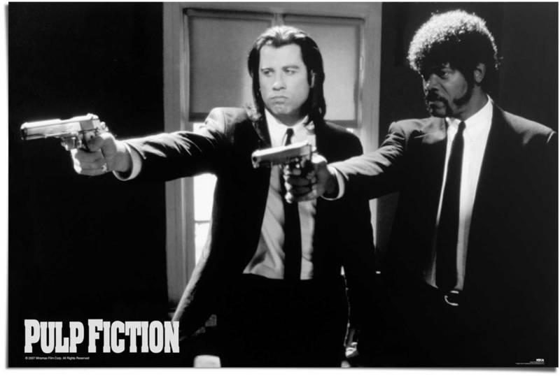 Reinders! Poster »Pulp Fiction Schwarz/weiss«, (1 St.) von Reinders!