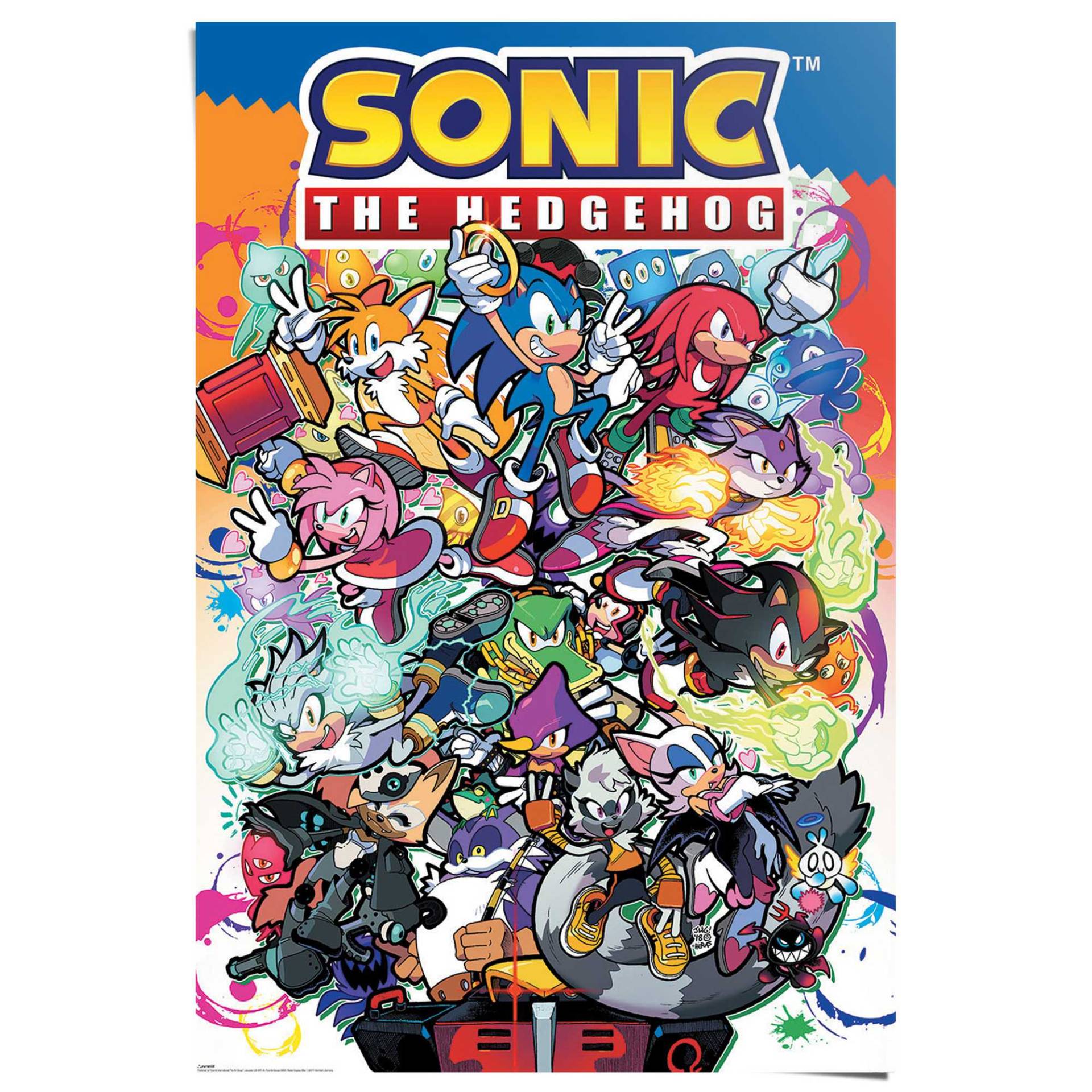 Reinders! Poster »Sonic The Hedgehog - sonic comic characters« Reinders! Poster »Sonic The Hedgehog - sonic comic characters« von Reinders!