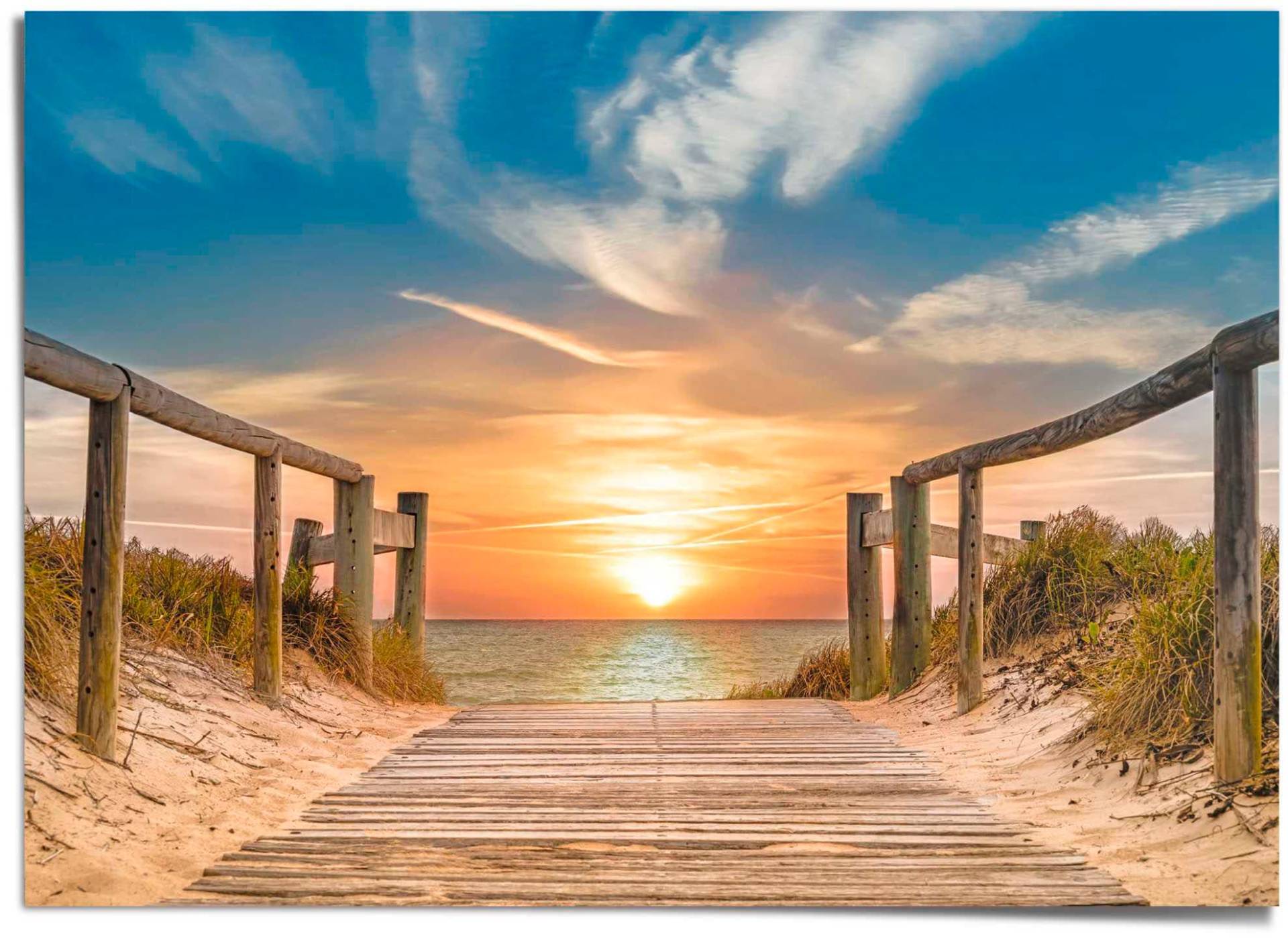 Reinders! Poster »Sonnenuntergang am Strand« von Reinders!