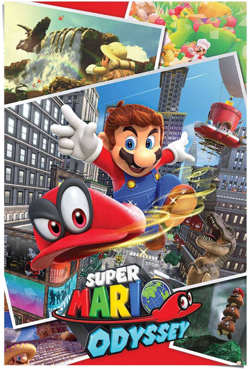 Reinders! Poster »Super Mario Odyssey«, (1 St.) von Reinders!